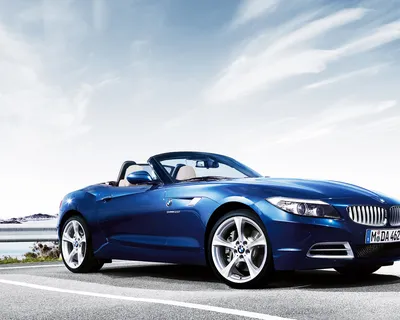 BMW Z4 2015 года, вид сверху на обои - Автомобильные обои - #51913 картинки