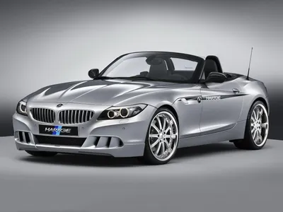 2005 BMW Z4 Roadster Front Side Pose в серебристых обоях картинки