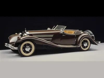 Обои 1936, Mercedes, Benz, 500k, особенный, родстер, винтаж, роскошь HD / Обои для рабочего стола и мобильного телефона картинки