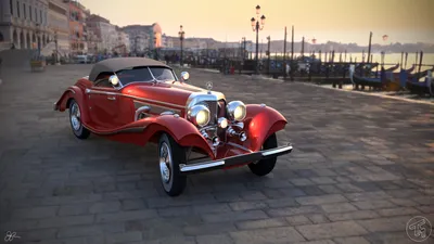 827588 1934 500K Cabriolet A, Mercedes-Benz, Retro, Red - Rare Gallery HD Wallpapers картинки