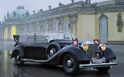 Рисунок Автомобиль Mercedes-Benz 770K W150 Touring на рабочем столе | Бронетехника War Wallpapers картинки