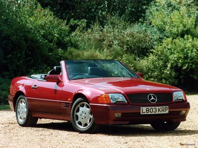 Обои Mercedes-Benz SL-Klasse UK-spec (R129) 1988–2001 (1280x960) картинки