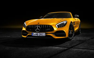 Спорткар Mercedes-AMG GT S Roadster, 2018 Обои для рабочего стола 1920x1200 картинки