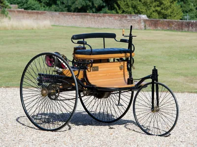 1885 Benz Patent Motorwagen (Typ-I) ретро-обои | 2048x1536 | 452747 | обоиUP картинки