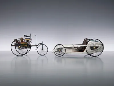 1886 Benz Patent Motorwagen Фотографии картинки