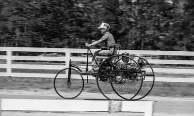 1886 Benz Patent Motor Car Фотографии картинки