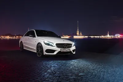 71832 Mercedes-Benz C-Class 4K, Mercedes-Benz, роскошный автомобиль, белый автомобиль, автомобиль - редкая галерея HD обои картинки