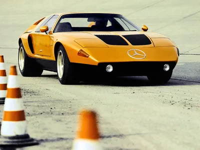 1970 Mercedes-Benz C 111 II Concept - Эскиз дизайна | Карикос картинки