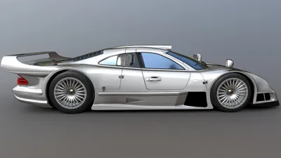 Mercedes-Benz CLK GTR - 3D модель Алекса (@i.aleksey.yakovlev) [34e9412] картинки