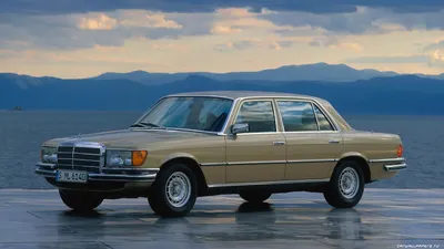 Mercedes-Benz 450 Limousine в синем олдтаймере в Бовендене за € 69.900, картинки