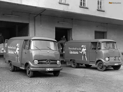 Фотографии Mercedes-Benz Transporter Van (L319) 1955–67 (1024x768) картинки