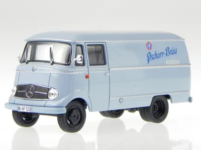 NOREV B66040630 Масштаб 1/18 | MERCEDES BENZ L319 ФУРГОН MERCEDES BENZ SERVICE DAIMLER-BENZ 1961 СИНИЙ картинки