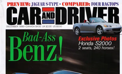 Car and Driver Magazine: December 1998 Issue картинки