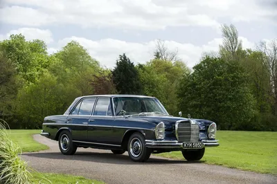 Скачать обои mercedes benz, 250 s, UK spec, W108, автомобили, седан, 1965 года на рабочий стол. картинки