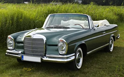 Spark 1961 Mercedes-Benz 300 SE (W112) короткая черная 1/43 резина картинки