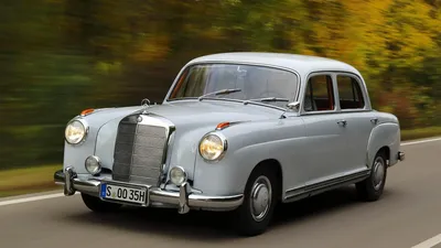 Путешествие во времени: по дороге в Mercedes 220 1955 года. картинки