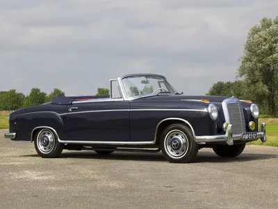 1956-59 Mercedes Benz 220S Cabrio (W180-II) роскошные ретро обои | 2048x1536 | 423872 | обоиUP картинки