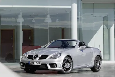 Фото Mercedes-AMG SLK 55 2009 года выпуска | CarBuzz картинки