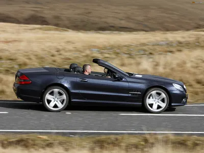 Mercedes-Benz SL 500 UK-spec (R230) 2008–11 обои (2048x1536) картинки