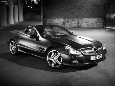 Обои Mercedes-Benz SL 350 Night Edition UK-spec (R230) 2010–11 (2048x1536) картинки