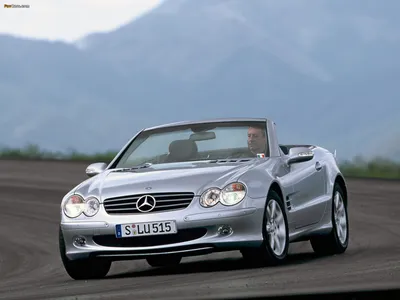 Mercedes-Benz SL 350 (R230) 2001–05 обои (1600x1200) картинки