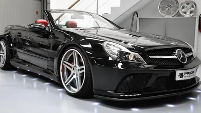 Аэродинамический обвес Mercedes-Benz SL r230FL Black Edition от Prior Design картинки