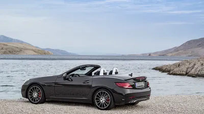 2017 Mercedes-AMG SLC 43 вид сзади на рабочий стол - Обои на рабочий стол - #53297 картинки