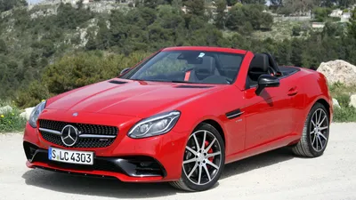 Первая поездка: Mercedes-Benz SLC 2017 года картинки