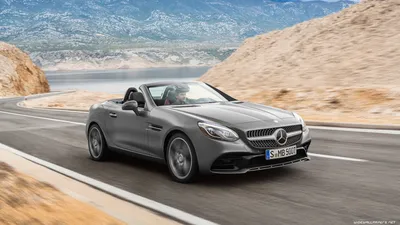 Обои на рабочий стол автомобили Mercedes-Benz SLC-класса 4K Ultra HD картинки