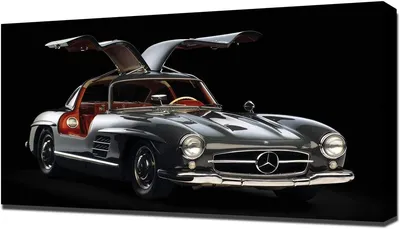 Lilarama 1954 Mercedes Benz 300 SL Gullwing V11 Art Canvas Picture Art Prints Картины Настенные картины : Amazon.de: Home \ u0026 Kitchen картинки