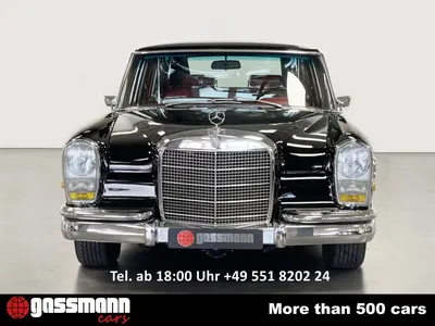 Седан Mercedes-Benz 600 в черном олдтаймере в Бовендене за € 595 000, картинки