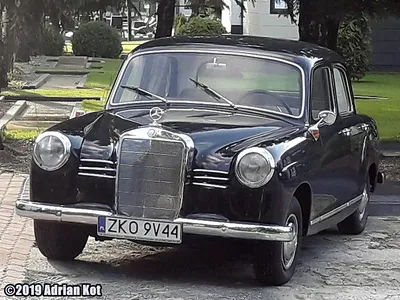 Mercedes Benz W120 180 'Ponton' 1961 Марка: Mercedes Модель: 180 Ponton Год: 1961Пробег: 97411VIN картинки