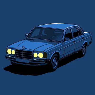 Mercedes Benz W123 #mercedes #mercedesbenz #w123... - Нарисуй свою машину | Старый мерседес, обои мерседес, автомобили мерседес бенц картинки