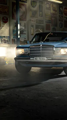 Mercedes Benz W123 Обои 5k Ultra HD ID:8806 картинки