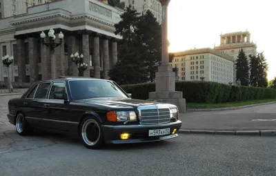 Обои mercedes-benz, w126, 560 sel amg картинки на рабочий стол, раздел mercedes - скачать картинки