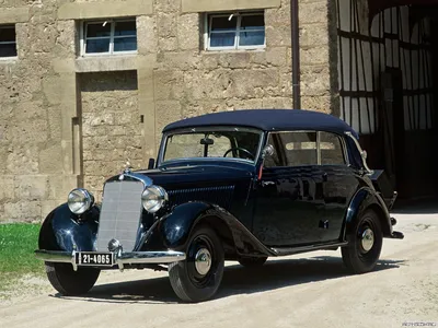 Mercedes-Benz 170V Cabriolet B (W136) 1936–42 | Мерседес бенц, Кабриолеты, Мерседес картинки