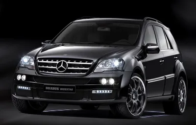 Обои Mercedes-Benz, Brabus, Widestar, W164, внедорожник М-класса второго поколения картинки на рабочий стол, раздел mercedes - скачать картинки