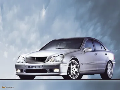 Обои Brabus Mercedes-Benz C-Klasse (W203) 2000–07 (1024x768) картинки