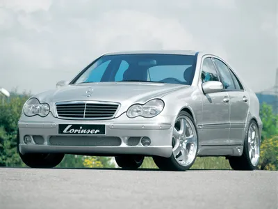 Скачать обои lorinser, mercedes benz, c klasse, w203, седан, And0392000, Cars, 2000 HD / Обои для рабочего стола и мобильного телефона картинки