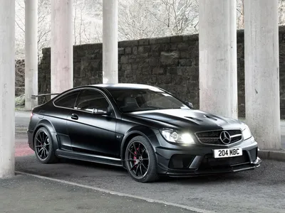 2012 Mercedes-Benz C63 AMG Coupe Черные обои | SuperCars.net картинки