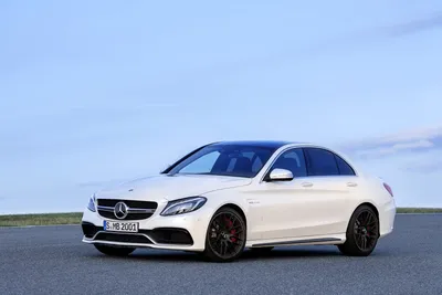 773351 4K, 2014 C63 AMG W205, Mercedes-Benz, белый - редкая галерея HD обои картинки