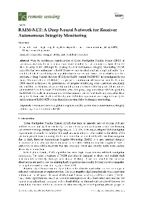 PDF) RAIM-NET: глубокая нейронная сеть для автономного мониторинга целостности приемника картинки