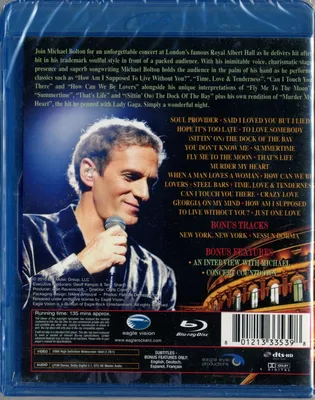 Купить blu-ray с музыкой, концертами Michael Bolton. Live At The Royal  Albert Hall | BluRayCinema картинки