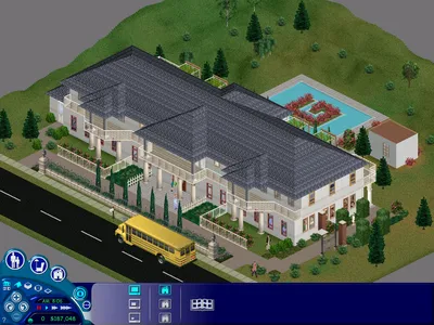 Gripling Mansion (свободное вдохновение «Как рассказала Джинджер»): r/thesims картинки