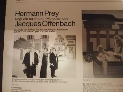 Hermann Prey Offenbach. Виниловые пластинки. Germany.: 99 грн. - CD / DVD /  Платівки Слов'янськ на Olx картинки