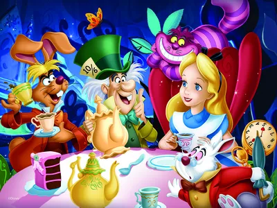 Puzzle Prime 3D 100 pieces: Alice in Wonderland - 1001puzzle.com картинки