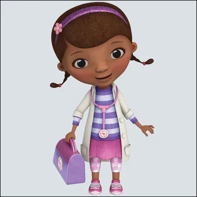 Doc-Mcstuffins Спальня Виниловая наклейка на стену с цветным принтом 10 см - XXL 72 см 30 дюймов ⋆ Графика на заказ картинки