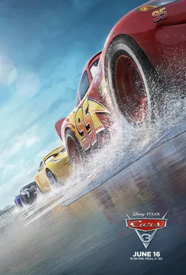 Скачать крутые обои Pixar Cars 3 Movie Poster картинки