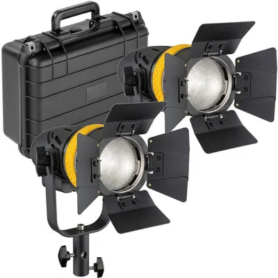 Genaray Torpedo Portable Daylight Focusing LED 2-Light Kit B\u0026H картинки