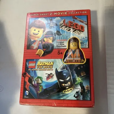 The LEGO Movie + LEGO Batman The Movie Collection, 2 DVD's + Emmet LED  Keychain | eBay картинки